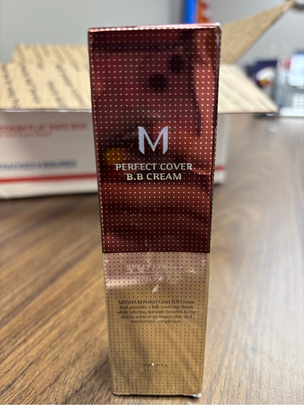 Missha M Perfect Cover BB Cream - No 27 - New in Box 50ml
